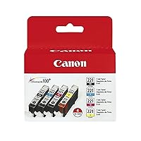 Canon CLI-221 Four Color Pack Compatible to MP980, MP560, MP620, MP640, MP990, MX860, MX870, iP4600, iP3600, iP4700