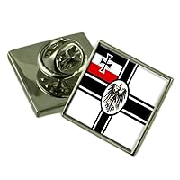 WW1 Navy Ensign Militairy Germany Flag Lapel Pin Engraved Box