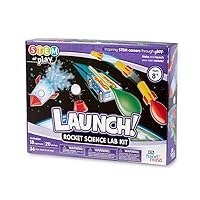Launch! Rocket Kids Science Kits, 18 STEM Experiments and Activities, Make Your Own Rocket, Solar System & Rocket Races | Educational Toys | STEM Authenticated