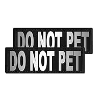 Dogline Do Not Pet Removable Velcro Patches, Large/X-Large