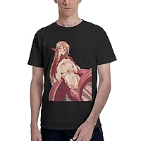 Anime Monster Musume Miia T Shirt Man's Summer Cotton Crew Neck Fashion Tee Cool Casual Tops