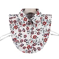 YEKEYI Fake Collar Embroidery Detachable Collar Blouse Half Shirts False Collar for Women Girls