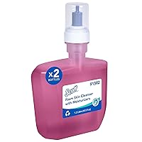 Foam Hand Soap with Moisturizers (91592), 1.2 L Pink, Floral Scent Automatic Hand Soap Refills for Kimberly-Clark Professional™ ICON™ and Scott® Pro™ Automatic Dispensers (2 Bottles/Case)