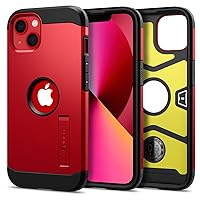 Spigen Tough Armor [Extreme Protection Tech] Designed for iPhone 13 Case (2021) - Red