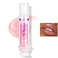 Plumping Lip Oil With Chili Extract -Plumping Lip Gloss Lip Plumping Booster Ultra-Hydrating & Smooth Reduces Lip Wrinkles, High Shine Finish All-Day Lip Makeup for Women (01)
