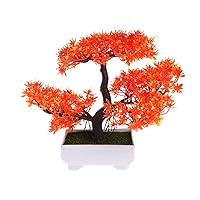 Artificial Welcoming Pine Emulate Bonsai Simulation Artificial Potted Plant Ornament Home Decor Office Ornaments Artificial Flower Artificial Flowers in Vase Artificial Flowers for Flowers