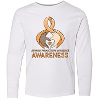 inktastic Sensory Processing Disorder Awareness Ribbon Youth Long Sleeve T-Shirt