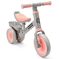 Balance Bike - Toddler Bike,Pink Tricycles for 2-4 Year olds,Baby Balance Bike,Toddler Balance Bike,Kids Balance Bike,Baby Bike,Ride on Toys for 2-4 Year Old,Kids Bikes,Toddler Toy for Gift