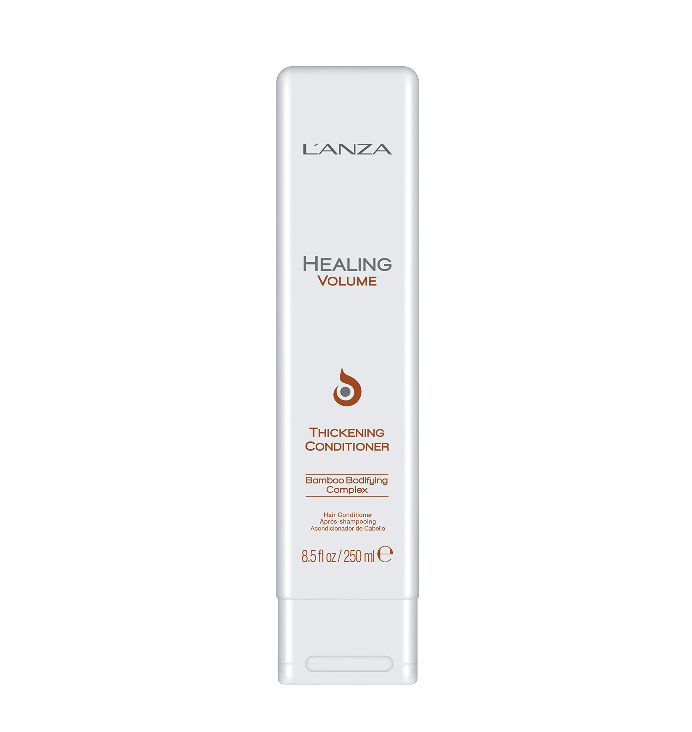 L'ANZA Healing Volume Thickening Conditioner Boosts Shine and Thickness to Fine Flat Hair Rich with Bamboo Bodifying Complex Keratin Fl Oz
