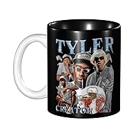Tyler Rapper The Singer Creator Coffee Mugs Large C-Handle Easy-Grip Handle Ceramic Cups Tea Milk Mug 11 Oz For Restaurant Office Home Novelty Gift