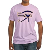 Fitted T-Shirt Egyptian Eye of Horus or Ra - Pink, Large
