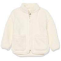 Amazon Aware Unisex Kids and Toddlers' Recycled Polyester Sherpa Long Sleeve Jacket