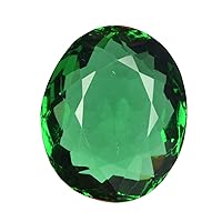 GEMHUB Ring Size Green Amethyst 94.50 Ct. Brazilian Amethyst Oval Shape Translucent Green Amethyst Gemstone