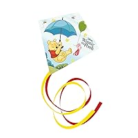 1156 Children's Kite with Winnie The Pooh Motif, Fully Ready to Fly with Changing Handle and Cord, Single Line Kite Made of Robust Film for Children from 4 Years, Approx. 70 x 70 cm