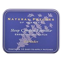 Lavender Sleep Comfort Essential Oil Body Patches, 10-Count Tin