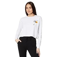 Salty Crew The Good Life LS Cropped Tee White XS - Women's Fashion Casual Short Sleeve T-Shirt Cotton Shirts - Regular Fit - Lifestyle Beach Apparel
