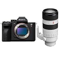 Sony Alpha a7R V 61.0MP Full Frame Mirrorless Digital Interchangeable Lens Camera Body - Bundle with Sony FE 70-200mm f/2.8 GM OSS II G Telephoto Zoom E-Mount Lens