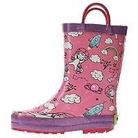 Western Chief Kids Girl's Planet Play Rain Boot (Toddler/Little Kid)