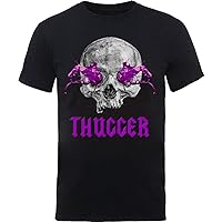 Men's Thugger Slim Skull Slim Fit T-Shirt Black