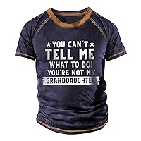 Big and Tall T Shirts for Men Slim Fit Crewneck Summer Tops Casual Short Sleeve Shirts Vintage Funny Graphic Tees
