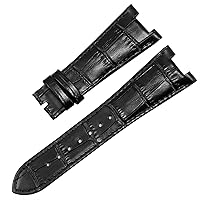 Genuine Leather Watch Band For Patek Philippe 5711 5712G Nautilus Watchs Men And Women Special Notch 25mm*12mm Watch Strap