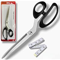 Professional Fabric Scissors 10 Inch for Cutting Fabric | Fabric scissors Heavy Duty Scissors for Leather Cutting Industrial Sharp Sewing Shears for Home Office Artists Dressmakers
