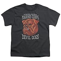 US Marine Corps Devil Dogs Unisex Youth T Shirt for Boys and Girls