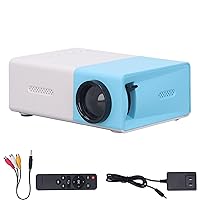 Mini Projector,Portable Video-Projector,Home Theater Movie Projector,1080P HD Inbuilt Speaker Mini Size Diffuse Reflection Imaging Portable Projector for Game Movie 100‑240V(US), projector with w