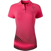 jeansian Women's Outdoor Sport Dry Fit Short Sleeves Polo Tee Poloshirt Tshirt T-Shirt Golf Tennis SWT251