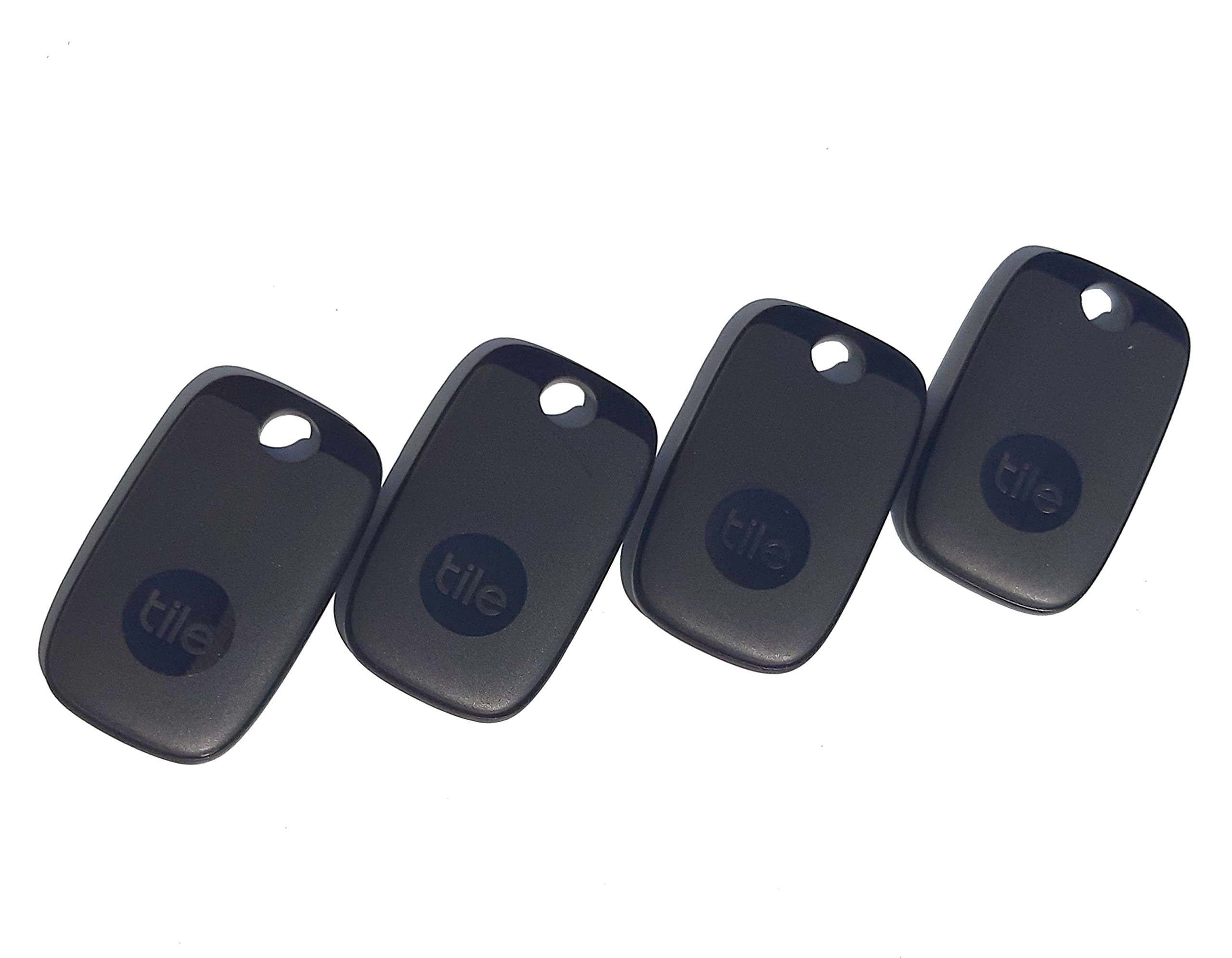 Tile Pro (2022) 4-Pack. Powerful Bluetooth Tracker, Keys Finder and Item Locator for Keys, Bags, and More; Up to 400 ft Range. Water-Resistant. Phone Finder. iOS and Android Compatible.