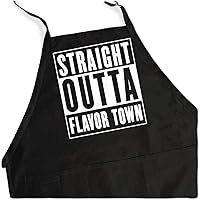 Outta Flavortown Adjustable BBQ Apron for Men, One Size