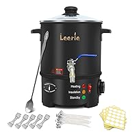 Leerie L5 Wax Melter for Candle Making,5Qts /10Lbs Electric Wax Melting Pot of Wax, Soy Wax Business Home DIY Candle Making Kit (L5-CA-110V)