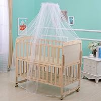 Summer Baby Crib Net ,Breathable Mosquito Net,Crib Canopy Netting, Curtain Room Decor Household Decoration,for Kid Baby Bedroom Camping Lights Screen Netting Curtains, Mosquito Net Bed Netting K