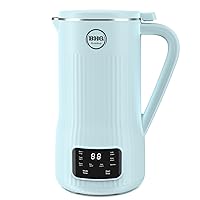 20oz Nut Milk Maker Machine - Multi-Functional Automatic Almond Milk Machine with 10 Blades, Plant-Based Milk, Oat, Soy, Oat, Dairy Free Beverages with 12 Hours Timer/Auto-clean/Boil(Blue)
