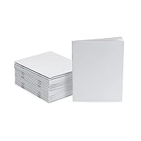 Hygloss Products White Blank Books – Great Books for Journaling, Sketching, Writing & More – Fun for Arts & Crafts - Pocket-size - 4.25 x 5.5 Inches - 100 Pack
