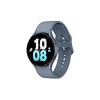SAMSUNG Galaxy Watch 5 44mm LTE Smartwatch w/Body, Health, Fitness and Sleep Tracker, Improved Battery, Sapphire Crystal Glass, Enhanced GPS Tracking, US Version, Blue