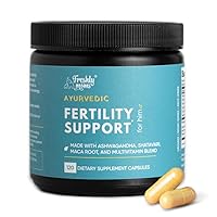 Fertility Supplements for Men | Sperm Count Booster | Motility Support | Male Fertility Supplements | Fertility Support | CoQ10, Maca Root, Ashwagandha, & Vitamins | 120 Vegan Capsules