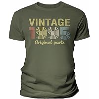 29th Birthday Shirt for Men - Vintage Original Parts 1995 Retro Birthday - 001-29th Birthday Gift
