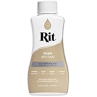 Rit All-Purpose Liquid Dye, Taupe, 8 Fl Oz (Pack of 1)