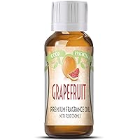 Good Essential - Professional Grapefruit Fragrance Oil 30 ml for Diffuser, Candles, Soaps, Perfume, Aromatherapy 1 fl oz