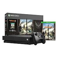 Xbox One X 1TB Console - Tom Clancy's The Division 2 Bundle (Renewed) (2017 Model)