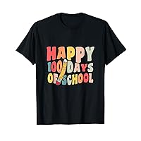 Happy 100 Days of School Retro Team T-Shirt