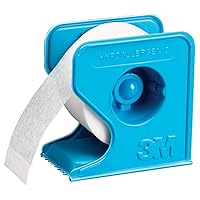 Micropore 1535-1 Medical Tape with Dispenser, Skin Friendly Paper, 1 Inch X 10 Yard, White, NonSterile, 1 Each
