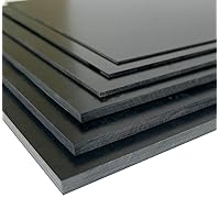 G10 Sheet Fiberglass Panel, Epoxy Resin Panel, 200x300x5.0mm Black
