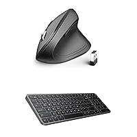 iClever Bluetooth Keyboard, Wireless Keyboard with Numeric Keypad, Multi-Device Rechargeable and Stable Connection Compact Size Bluetooth Keyboard for MacBook, Laptop, iPad, iPhone, Tablet, Windows