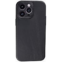 Premium Leather Phone Case, for Apple iPhone 14 Pro Max Case 6.7 Inch 2022 Shockproof Back Phone Cover with Protection Camera Lens Black