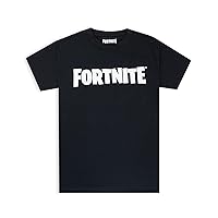 Logo Boys T-Shirt Black Short Sleeved Gamer Top
