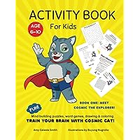 Large Activity Book for Kids: Brain Training Fun & Games to Boost Word Skills, Creativity & Logic