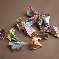 Room Decoration Rainbow Bismuth Cluster Ore Gemstone Quartz Crystal Gemstone Decor Gifts (Size : 30g)