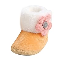Baby Cotton Shoes Toddler Shoes Fleece Warm Boots Shoes Fashion Printing Non Slip Breathable Nude Boots Girls Baby Shoes